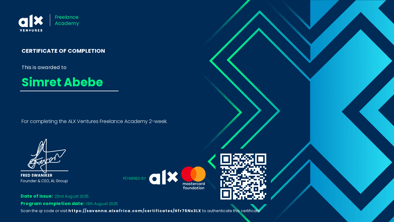 ALX Freelancer Academy