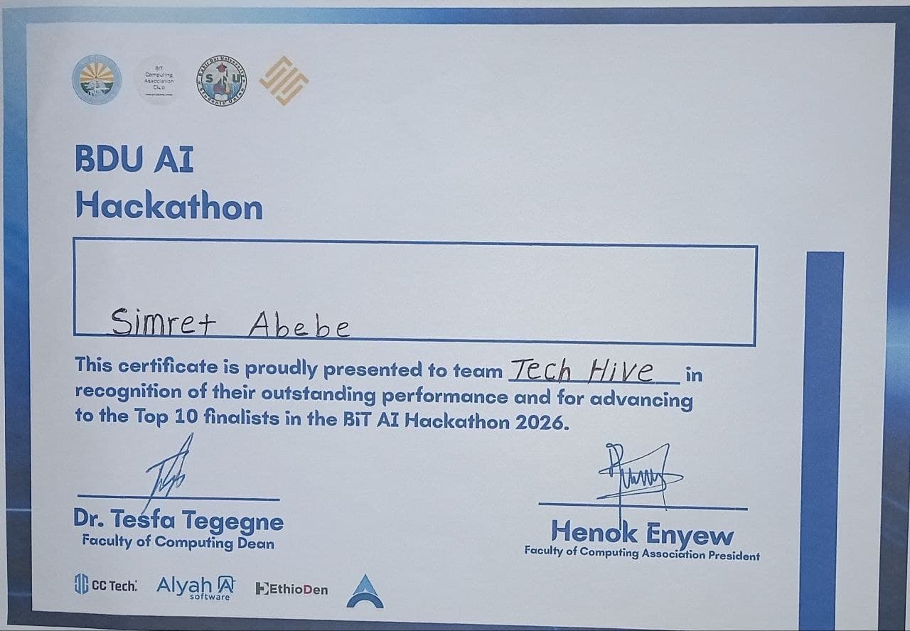 Hackathon Finalist — SmartHire AI